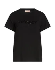 ツインセット レディース トップス Tシャツ TWINSET Ｔシャツ Black ブラックのサムネイル