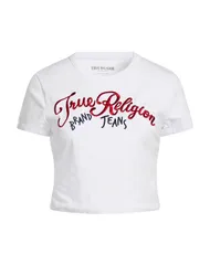 トゥルーレリジョン レディース トップス Tシャツ TRUE RELIGION Ｔシャツ White ホワイトのサムネイル