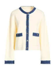 サンドロ レディース ニット カーディガン SANDRO カーディガン Ivory アイボリー
