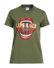 ピンコ レディース トップス Tシャツ PINKO Ｔシャツ Military Green グリーンのサムネイル