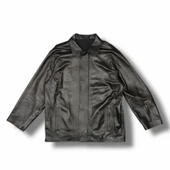 参考上代121000円 SOPHNET. LEATHER JACKET レザージャケット ソフネット SOPH-240000 ブラック L （12867M）
