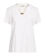 エリザベッタフランキ レディース トップス Tシャツ ELISABETTA FRANCHI Ｔシャツ White ホワイトのサムネイル