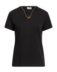 エリザベッタフランキ レディース トップス Tシャツ ELISABETTA FRANCHI Ｔシャツ Black ブラックのサムネイル