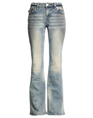 トゥルーレリジョン レディース ボトムス ジーンズ TRUE RELIGION ブーツカット Blue ブルー