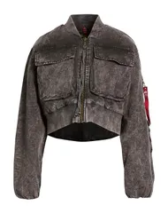 アルファインダストリーズ レディース アウター ジャケットブルゾン ALPHA INDUSTRIES ブルゾン Black ブラック