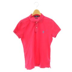 ポロ ラルフローレン POLO RALPH LAUREN ポロシャツ 半袖 鹿の子 S マゼンタピンク /ES ■ECE003