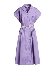 ツインセット レディース ドレス ミディ丈ワンピース TWINSET オフィスワンピース Lilac ライラックのサムネイル