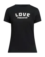 ラブ モスキーノ レディース トップス Tシャツ LOVE MOSCHINO Ｔシャツ Black ブラックのサムネイル