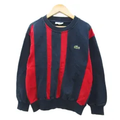 ラコステ LACOSTE トレーナー スウェット 3 M 紺 切替 クルーネック /SY49 ■ECA001