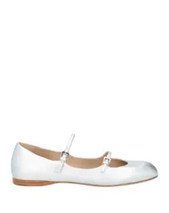 マックスマーラ レディース シューズ MAX MARA バレエシューズ Silver シルバー