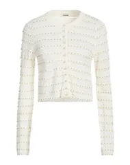 サンドロ レディース ニット カーディガン SANDRO カーディガン Ivory アイボリー