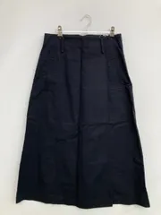 UNIQLO ユニクロ ロングスカート M ネイビー
