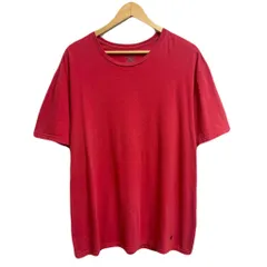 POLO RALPH LAUREN ポロ ラルフローレン ワンポイントロゴ 刺繍 半袖Tシャツ 赤 レッド XLサイズ No.P036