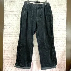 ジーユー GU × UNDERCOVER アンダーカバー コーデュロイパンツ L ブラック　濃紺 321-338433　メンズ