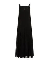 ロベルトコリーナ レディース ドレス ミディ丈ワンピース ROBERTO COLLINA ひざ丈ワンピース Black ブラックのサムネイル