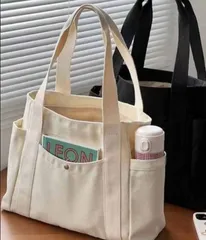 トートバッグ レディース 即購入OK メンズ キャンバス ファスナー付き 大きめ A4 帆布 大容量 肩掛けバッグ 軽量 男女兼用 シンプル おしゃれ かわいい ビジネス 旅行 通学 通勤 大学生 無地