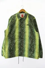 シュプリーム SUPREME ×THE NORTH FACE ザ ノース フェイス 18SS Snakeskin Taped Seam Coaches Jacket スネークスキン テープ シーム コーチ ジャケット NP118031 L グリーン ☆AA★