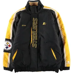 古着 スターター Starter NFL PITTSBURGH STEELERS ピッツバーグスティーラーズ 中綿ジャケット パファージャケット/eaa597850のサムネイル