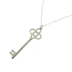 ティファニー TIFFANY & CO. クラウン キー ネックレス ペンダント ラージ SILVER 925 シルバー ブランド古着ベクトル 中古☆AA★▲250518