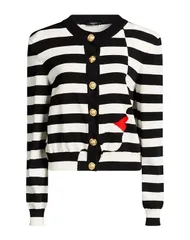 バルマン レディース ニット カーディガン BALMAIN カーディガン White ホワイトのサムネイル