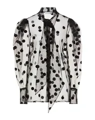 ニナリッチ レディース トップス シャツ NINA RICCI 柄入りシャツ＆ブラウス Black ブラックのサムネイル