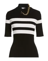 ジャンポール ゴルチエ レディース ニット プルオーバー JEAN PAUL GAULTIER プルオーバー Black ブラックのサムネイル