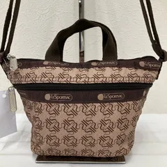 831　LeSportsac　レスポートサック　ショルダーバッグ　キャンバスモノグラム　ミニクロスボディ　MINI CROSSBODY　CANVAS MONOGRAM　レディース　小さめ　ミニ　ミニバッグ　ブラウン　モノグラム　シンプル　きれいめ　カジュアル