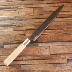 日本製 柳刃包丁 木製ハンドル 柳刃包丁 木製ハンドル（鞘付） - メルカリ