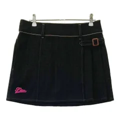 サイズ：M FILA GOLF フィラゴルフ  裏地付き ストレッチスカート 総柄 ブラック系 [240101650430] ゴルフウェア レディース ストスト