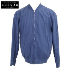 HERMES エルメス 【国内正規】ストライプ シアサッカー ダブルジップ ブルゾン/ 40