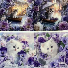 パネル生地　在庫処分‼️ 猫16柄　232