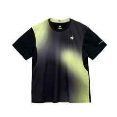ルコックスポルティフ テニスウェア 半袖Tシャツ紺 QTMUJA04メンズL