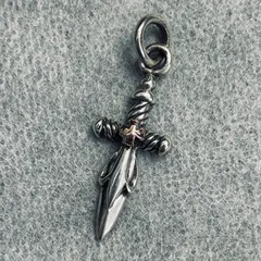 ARPEGE/アルページュ、ネックレストップ、ダガークロス、シルバー