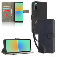 【数量限定】Xperia 10 Ⅳ SO-52C 用/ SOG07 用 ケース 手帳型 カバー 財布型 高級PUレザー カード収納スタント機能/耐衝撃/耐摩擦/全面保護/薄型/マグネット開閉 防水 ノート型 人気 おしゃれ 男女兼 用/xperia 10 IV