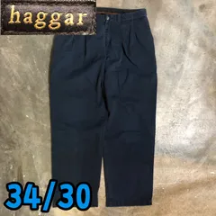 T7918 haggar チノパン　ツータック　アメカジ　古着