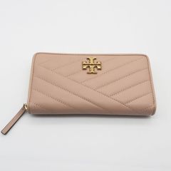 トリーバーチ Tory Burch 未使用品 長財布 キラシェプロン ブラウン