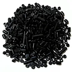 レゴ 正規品 中古 小さなパーツ 1×1ポッチ 600個 黒 レゴブロック【管理番号：3352】