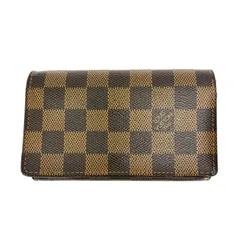 ◆LOUIS VUITTON◆ルイヴィトン ダミエ ポルトフォイユ トレゾール 二つ折り財布 CA0075