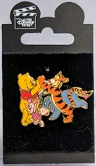 ディズニーストア ピンバッジ プー&ピグレット&ティガー&イーヨー
