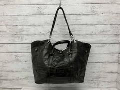 Daniel&Bob/nano universe別注/トートバッグ/ブラック/トートバッグ/2Way/レザー/イタリア製/使用感あり