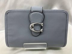 COACH コーチ ストゥディオ ミディアム ウォレット ブルー C6727