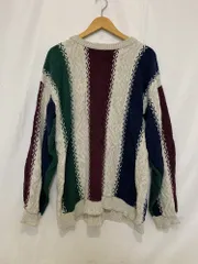 VAN HEUSEN ヴァンヒューゼン 総柄 コットンニット USA製 古着 サイズ: L トップス