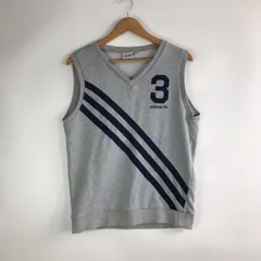 adidas GOLF スウェットベスト メンズ L グレー 3251202603180008