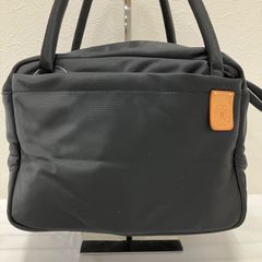 美品 russet Muku キューブバッグ ハンドバッグ ネイビー ナイロン