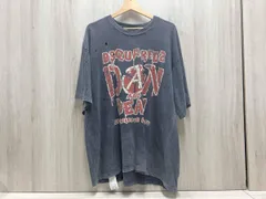 DSQUARED2 サイズ表記XL グレー 灰色 半袖 Tシャツ ダメージ デザイン