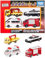 玩具安全基準合格 3歳以上 STマーク認証 male おもちゃ 車 ミニカー 』 TOMICA 緊急車両セット5 トミカ 『 TOMY) タカラトミー(TAKARA