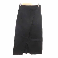 ザラ ZARA タイトスカート ロング S 黒 ブラック /YK