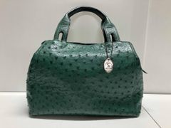 BLNOBLE オーストリッチ JRA ショルダーバッグ エキゾチックレザー 