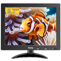 小型 モニター 9.7インチ ,ゲーミングモニター 1024x768 フルHD ディスプレイ(60hz/VGA/HDMI/USB/AV/BNC)/ブルーライト軽減/フリッカーレス/VESA対応/スピーカー内蔵)shun ef070d6b
