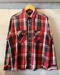 90‘s FIVE BROTHER-L/S shirt-(size XL) ファイブブラザー ネルシャツ ヘビーネル